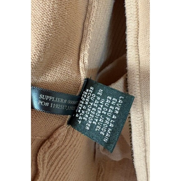 Ralph Lauren Shooting Cardigan Sweater Long Sleeve 100% Cotton Pockets Zip SZ M - Picture 6 of 15